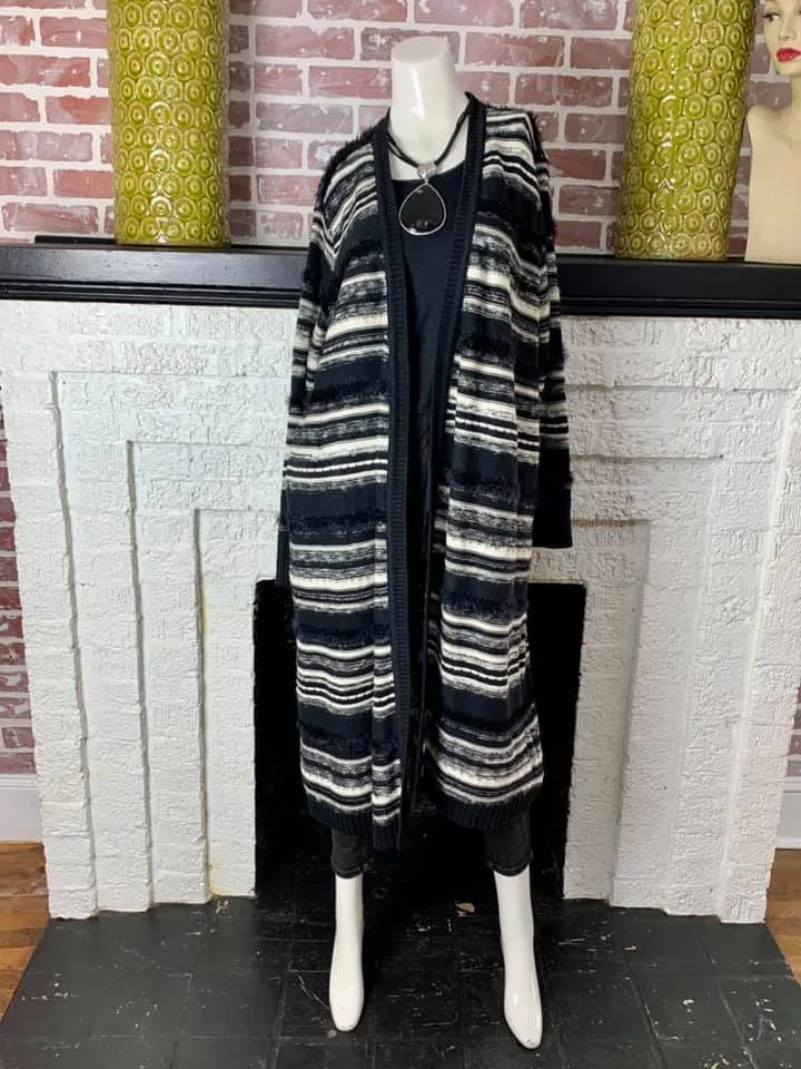 6841O Duster Cardigan