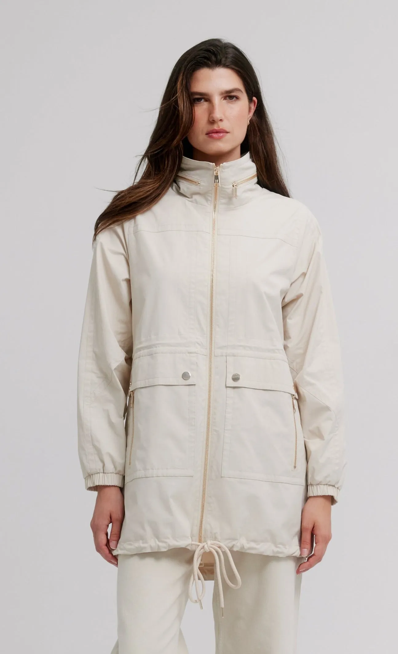 Anorak W/ Adjustable Waist