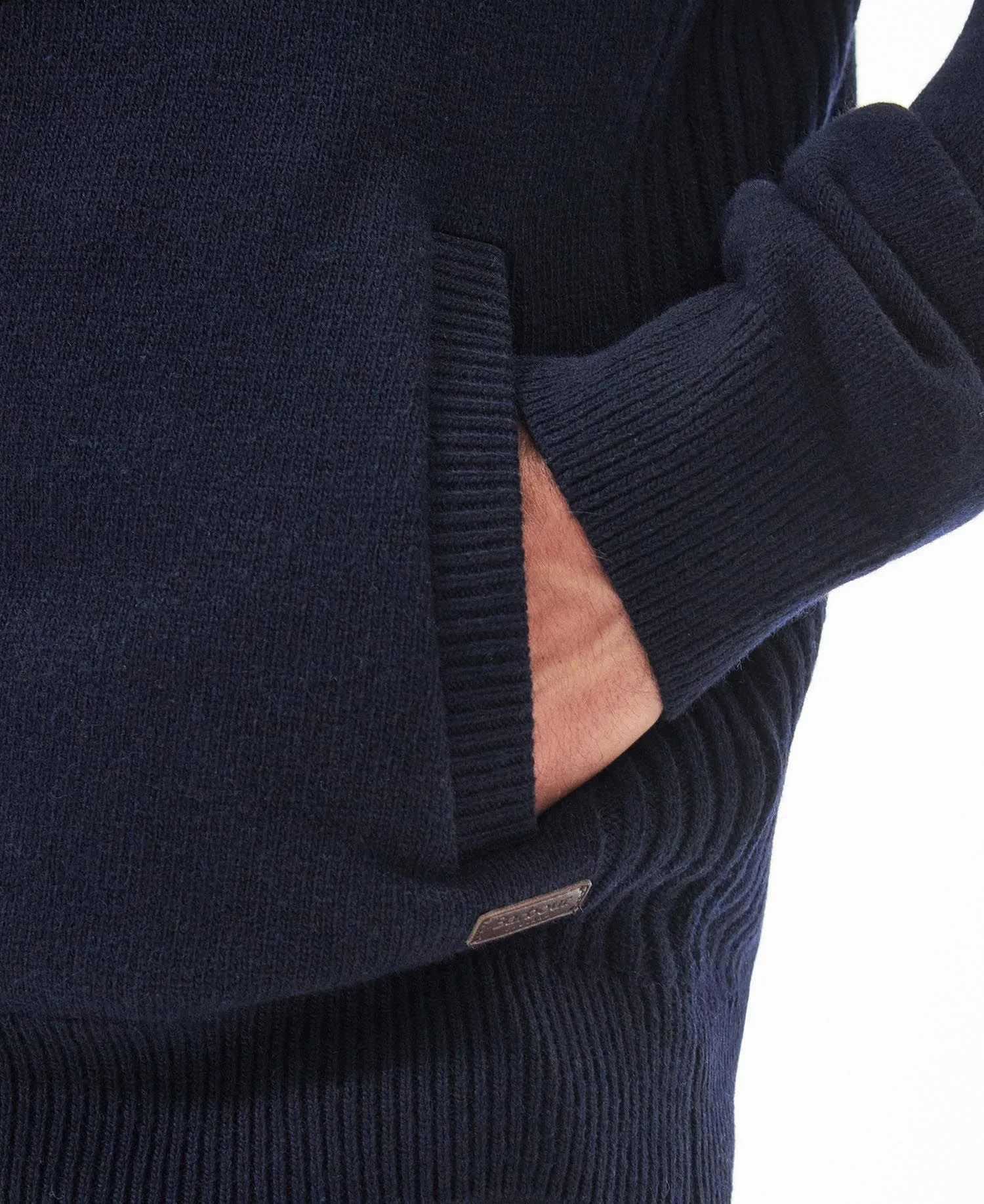 Barbour Nelson Essential Full Zip - Navy