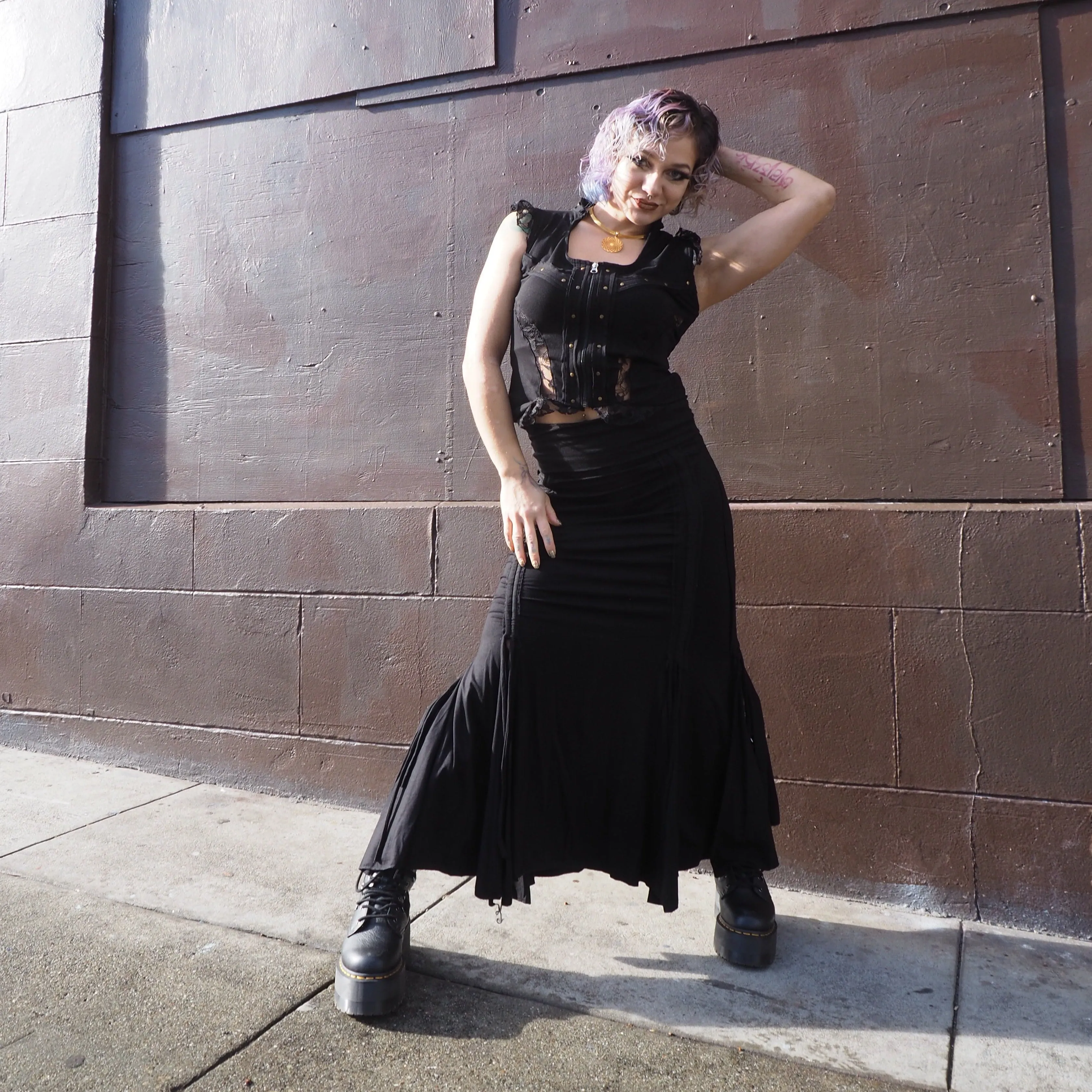 Black Basics Femme Skirt