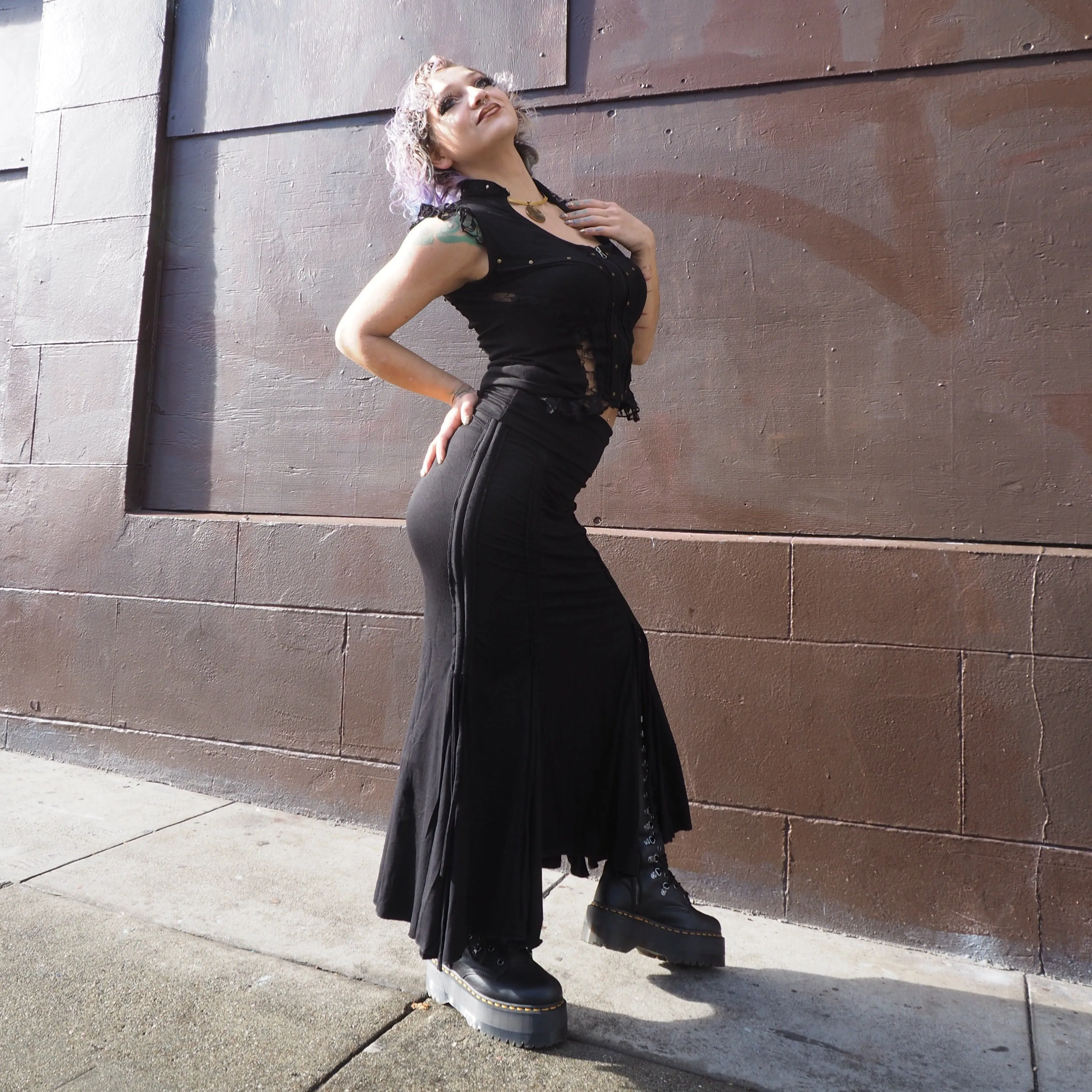 Black Basics Femme Skirt