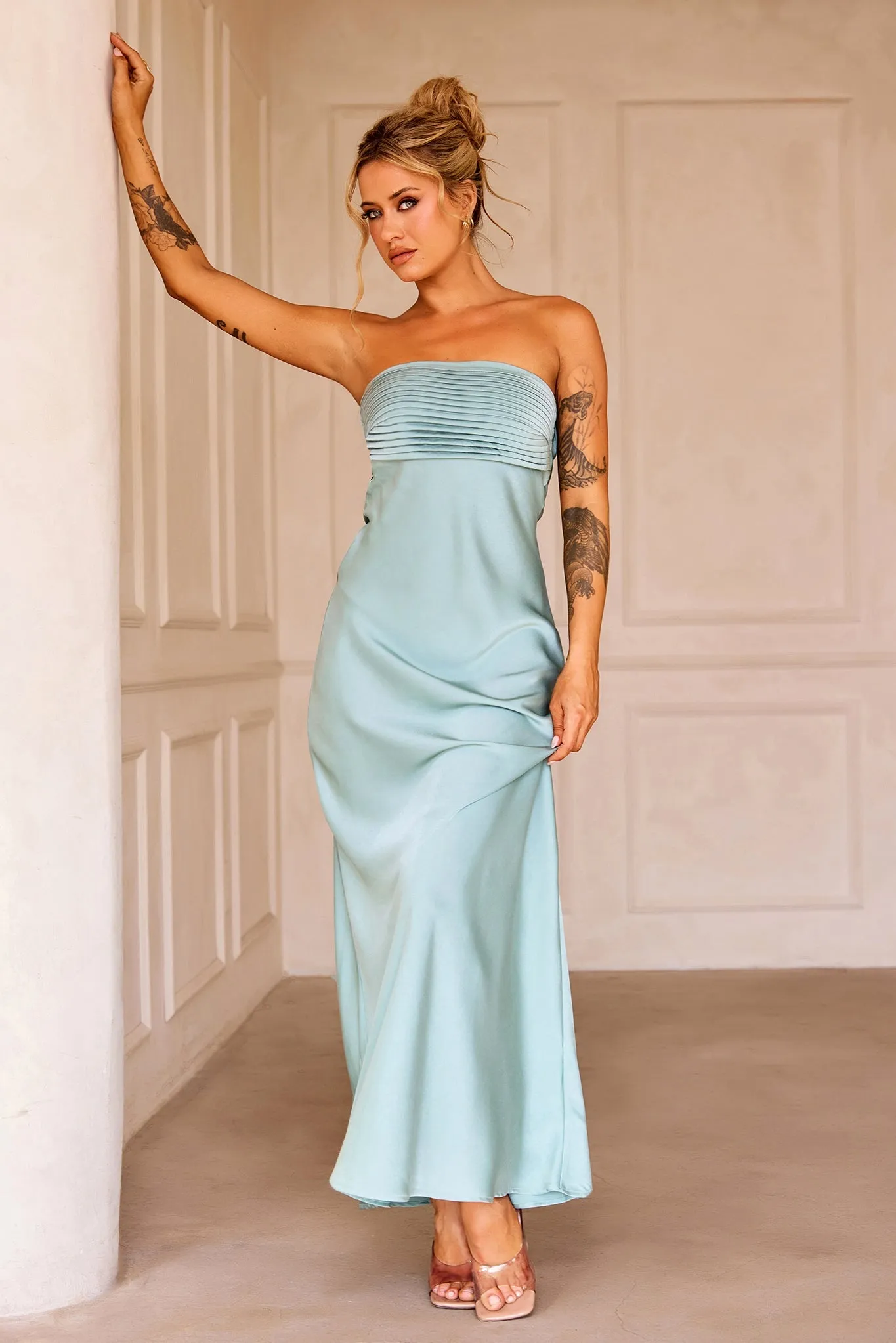 Blake Midi Dress - Sage