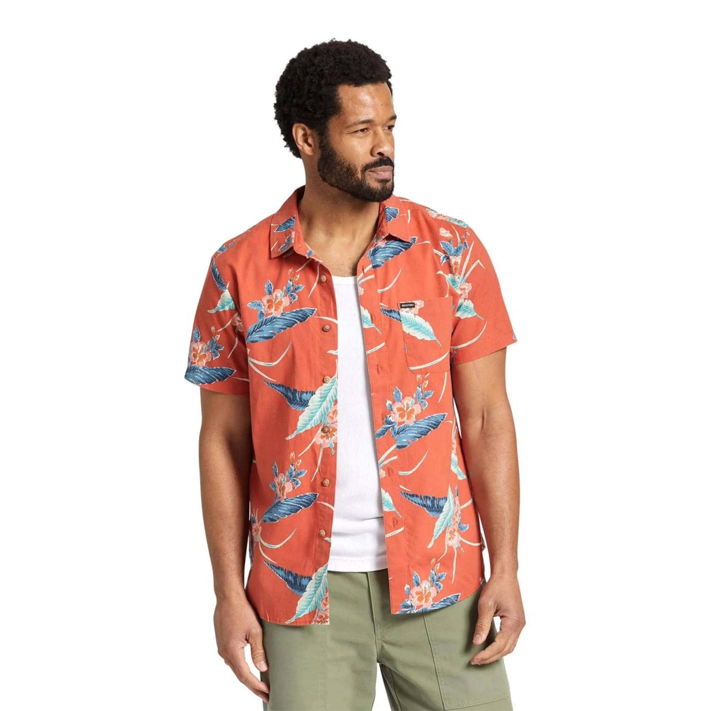 Charter Print S/S Woven Shirt