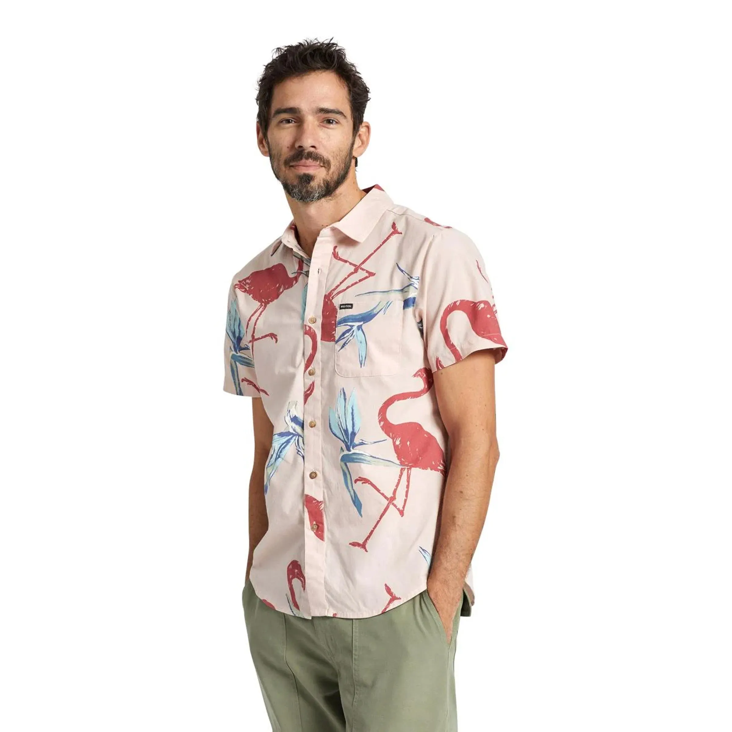 Charter Print S/S Woven Shirt