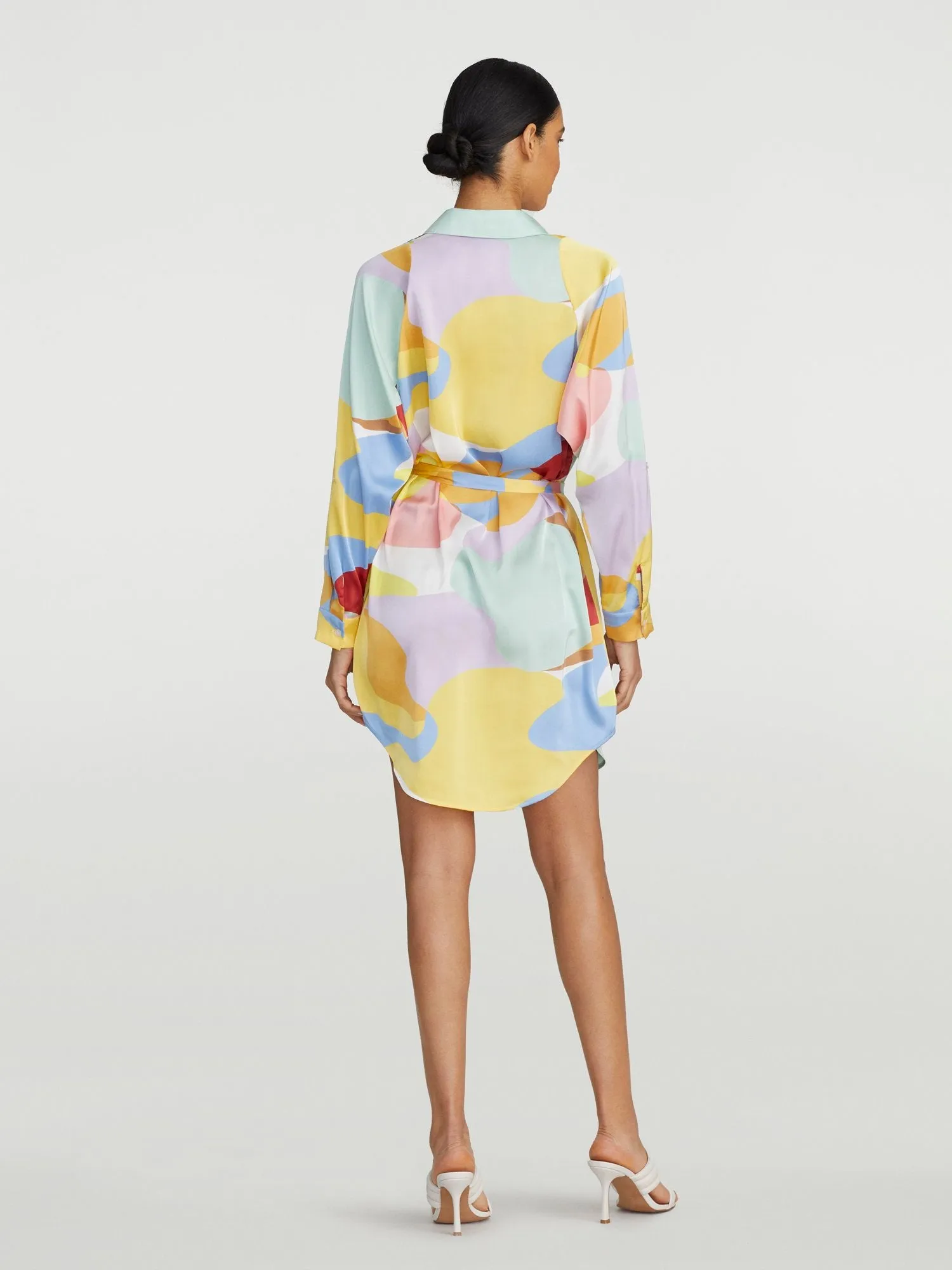 Danae Camo-Print Shirtdress