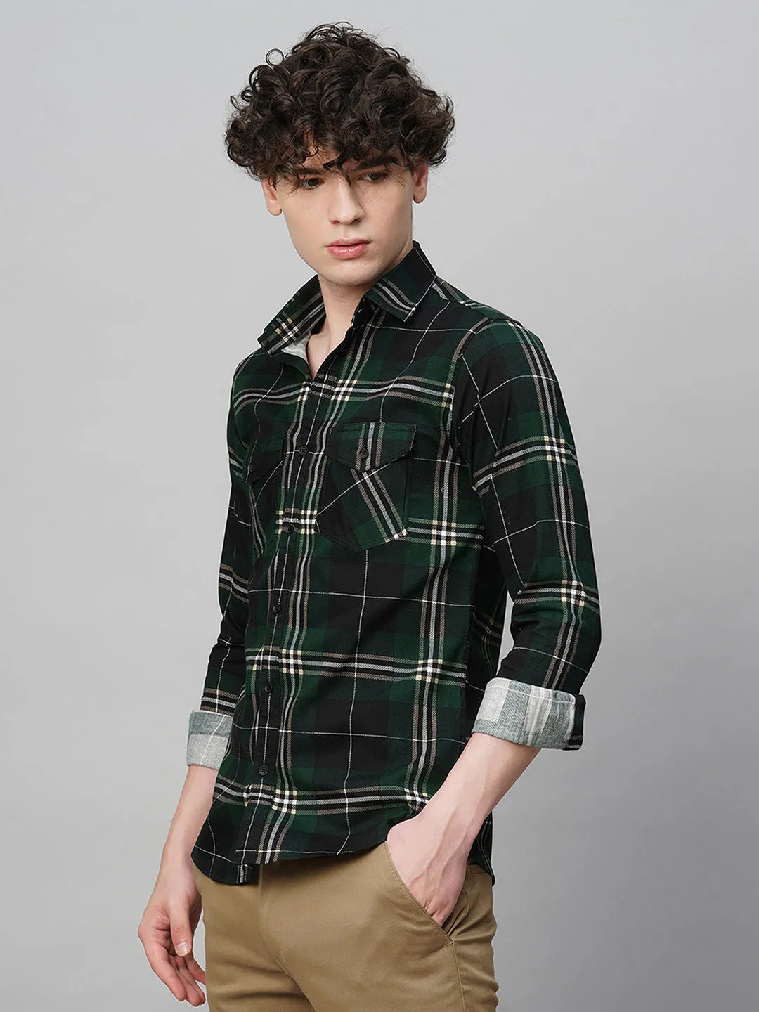 Eclectic Checked Shirts for Men