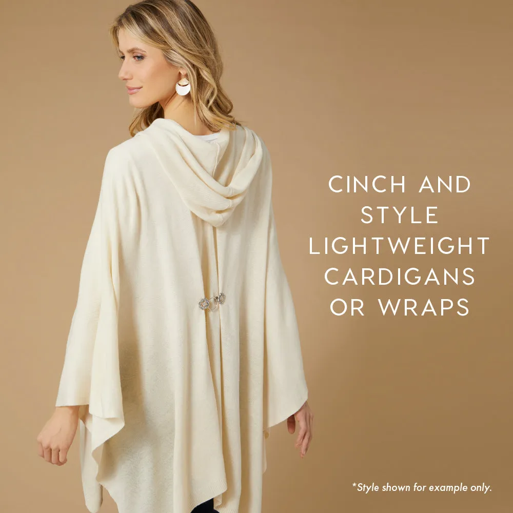 Embrace Patented Fashion Fastener - Wavy Square - Final Sale