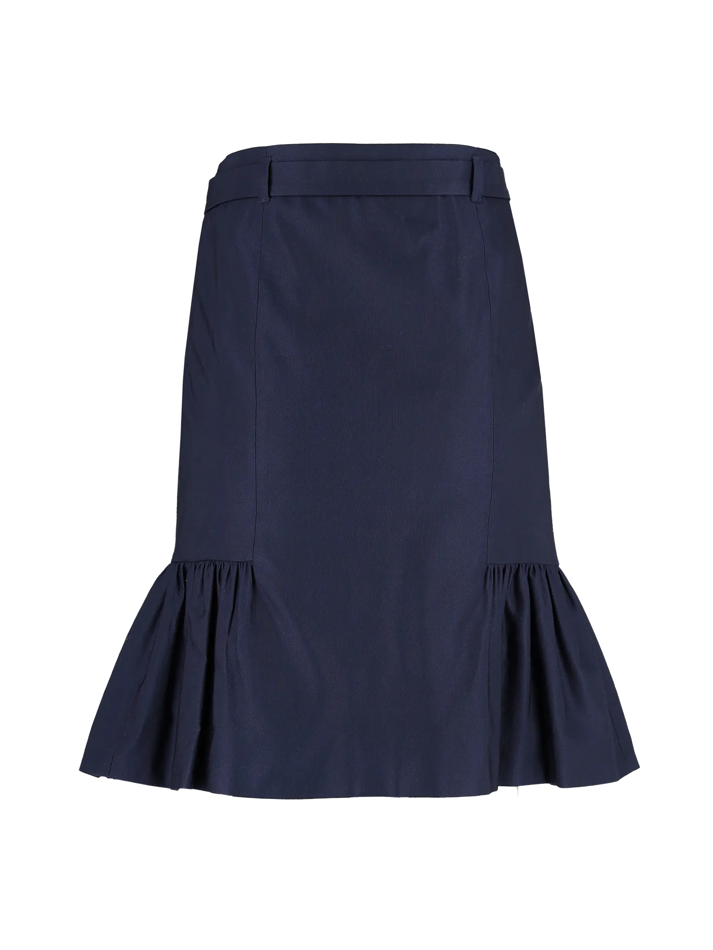 frilled pencil skirt
