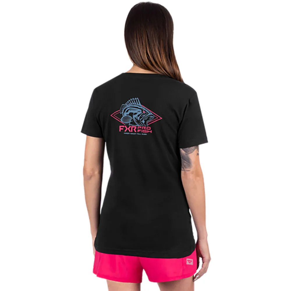 FXR Trophy Premium T-Shirt Black/Razz