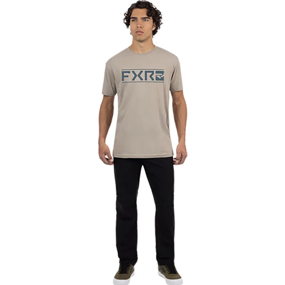 FXR Victory Premium T-Shirt Stone/Steel Grey