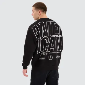 Galagrim Relaxed Sweater Jet Black