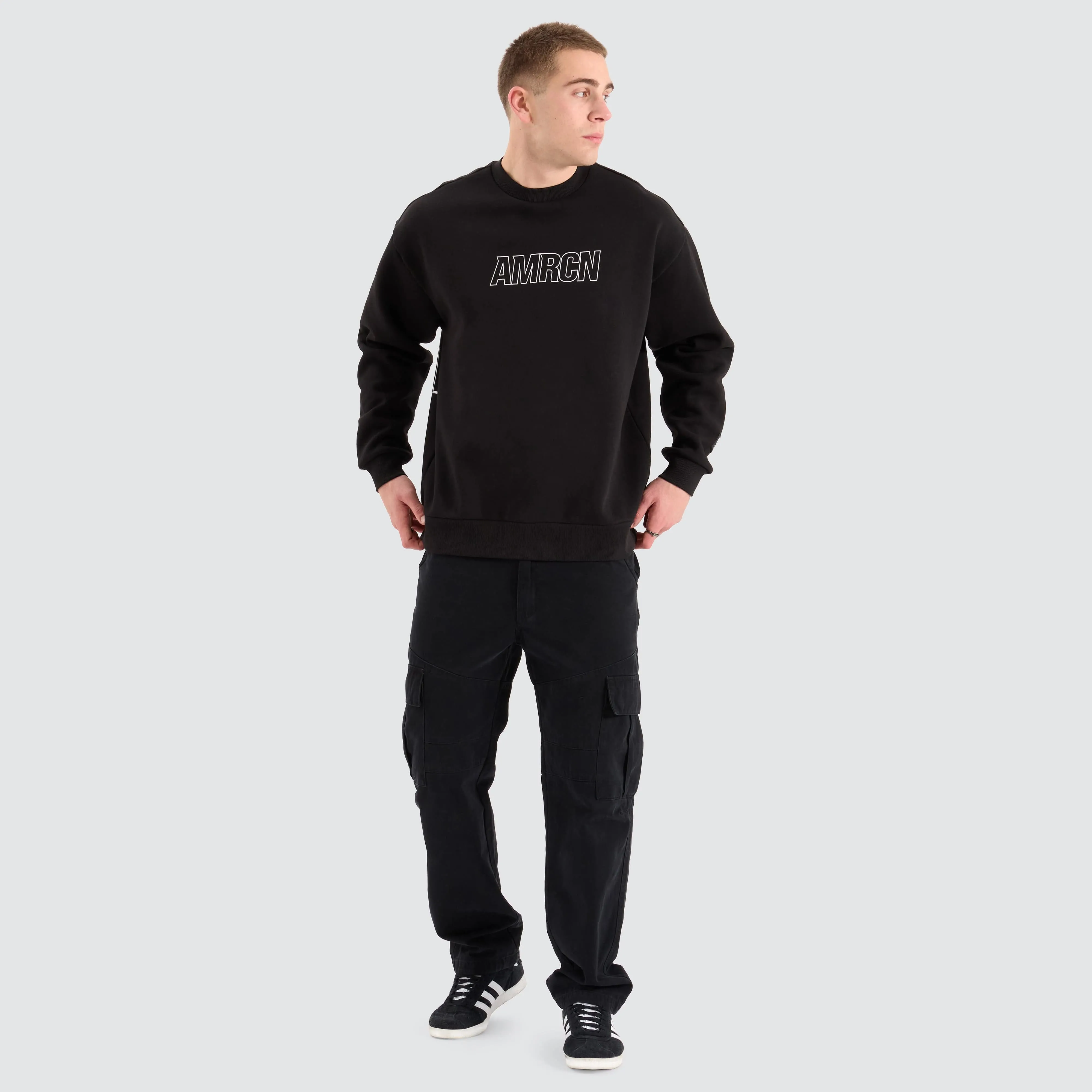 Galagrim Relaxed Sweater Jet Black