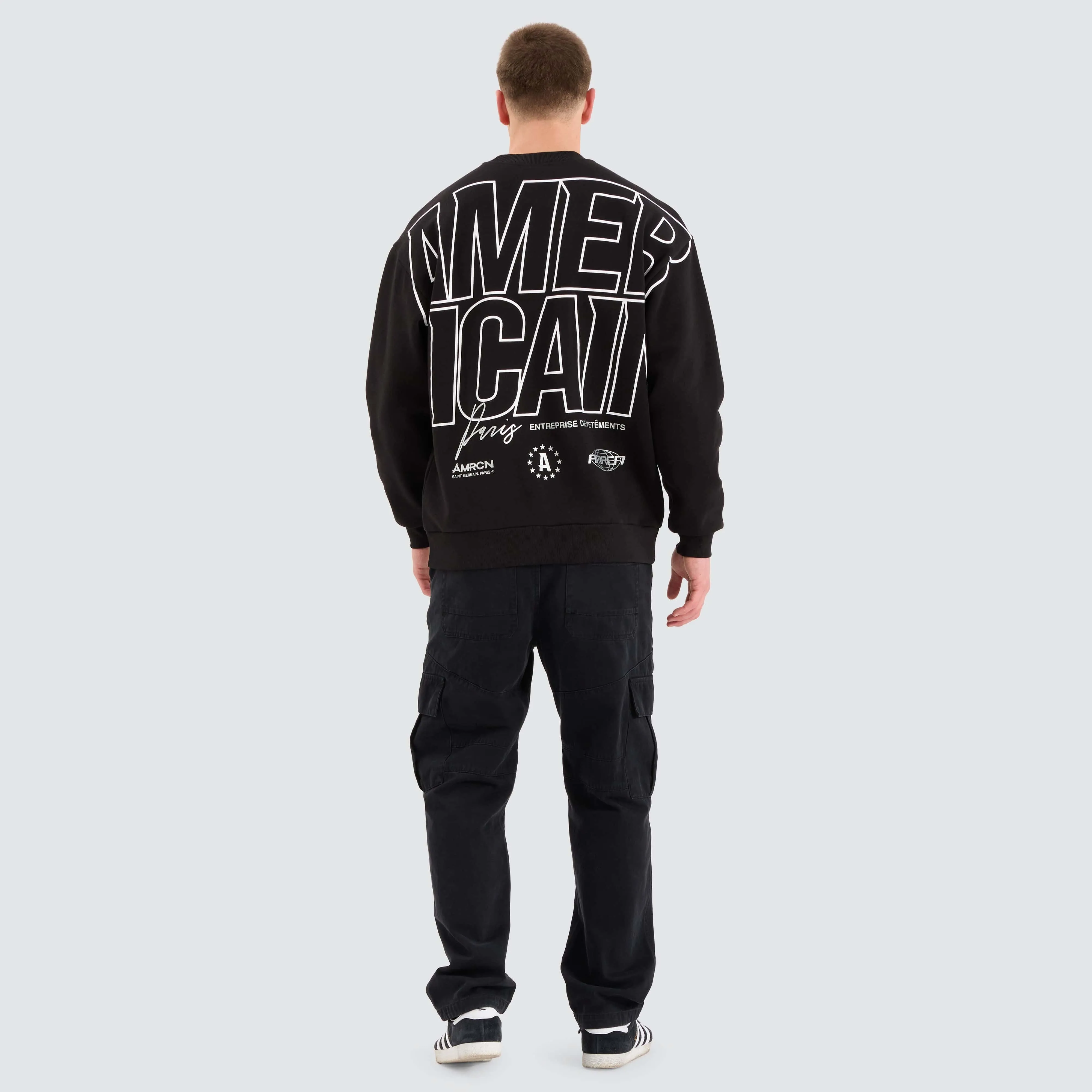 Galagrim Relaxed Sweater Jet Black