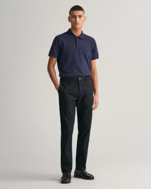 Gant Apparel Mens SLIM TECH PREP CHINOS 5/BLACK