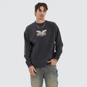 Glide  Heavy Relaxed Jumper Pigment Asphalt