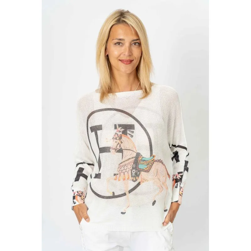 Horse Dolman Sweater