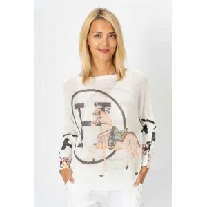 Horse Dolman Sweater