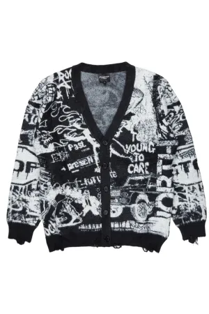 Jalecia Black Knit Cardigan