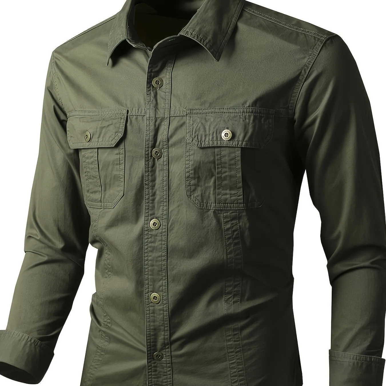 JULVIN | Cotton Casual Work Shirt