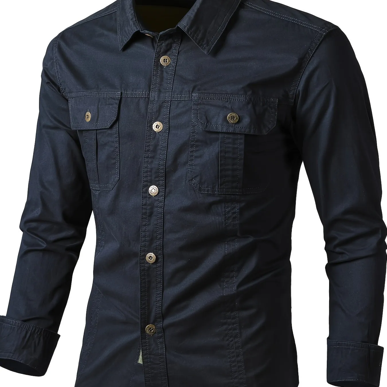 JULVIN | Cotton Casual Work Shirt
