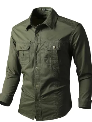 JULVIN | Cotton Casual Work Shirt