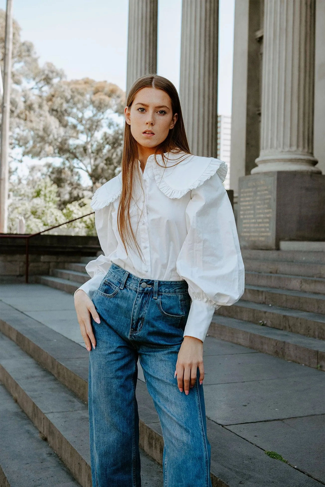 Mae Peter Pan Collar Shirt