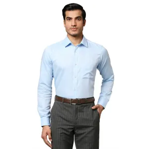 Men Petrol Slim Fit Solid Cotton Half Sleeve Shirts