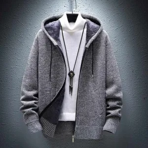 North Royal Hooded Wool Cardigan