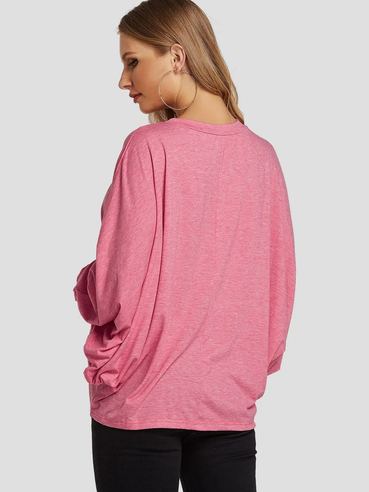 OEM ODM Long Sleeve Round Neck Plain T-Shirt