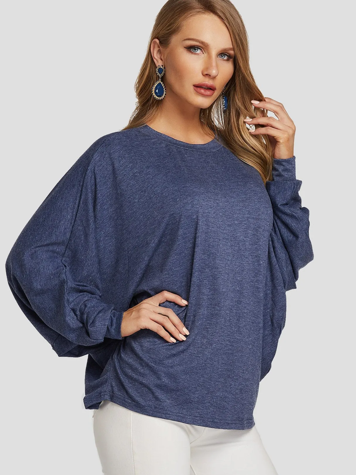 OEM ODM Long Sleeve Round Neck Plain T-Shirt
