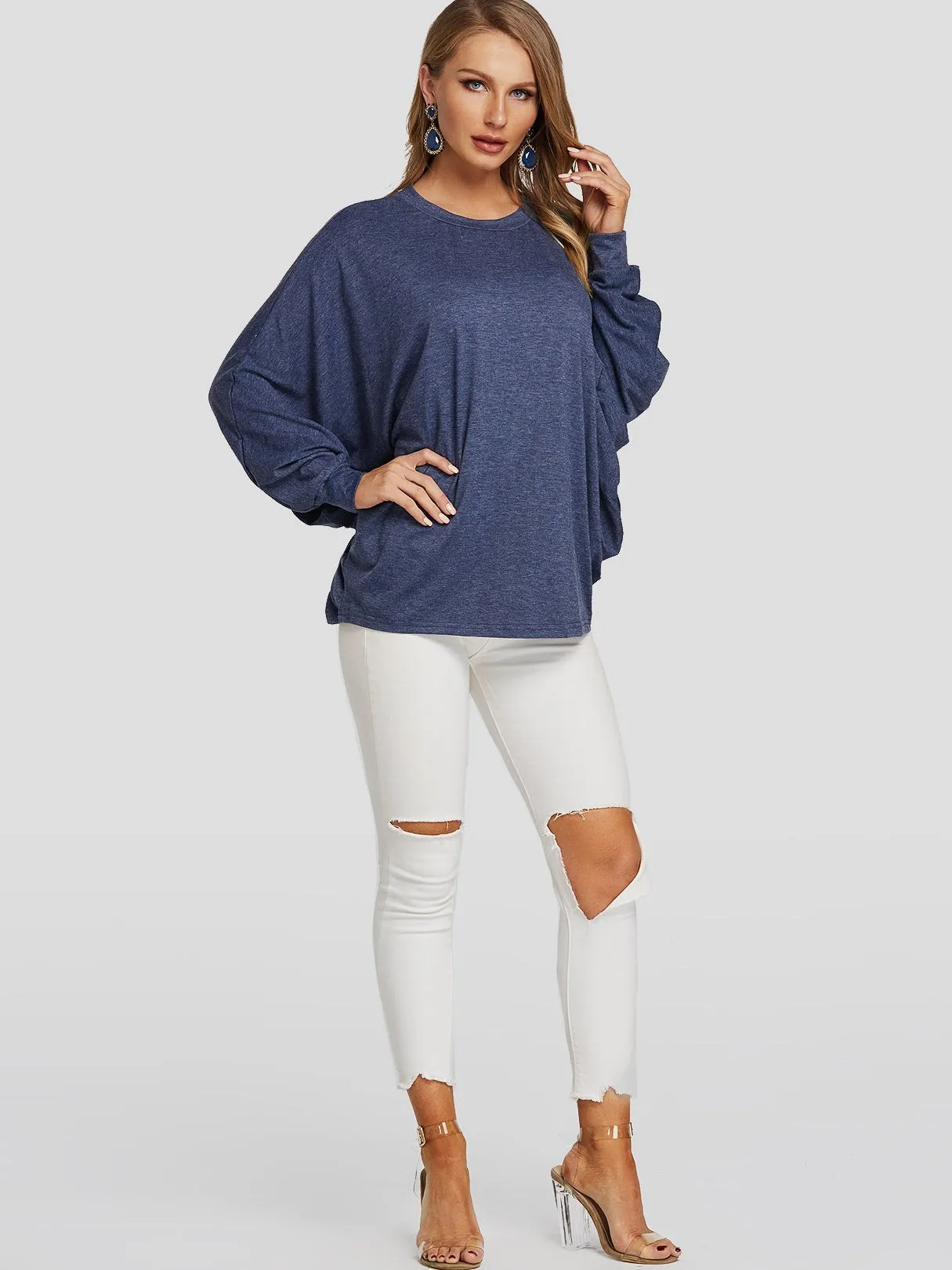 OEM ODM Long Sleeve Round Neck Plain T-Shirt