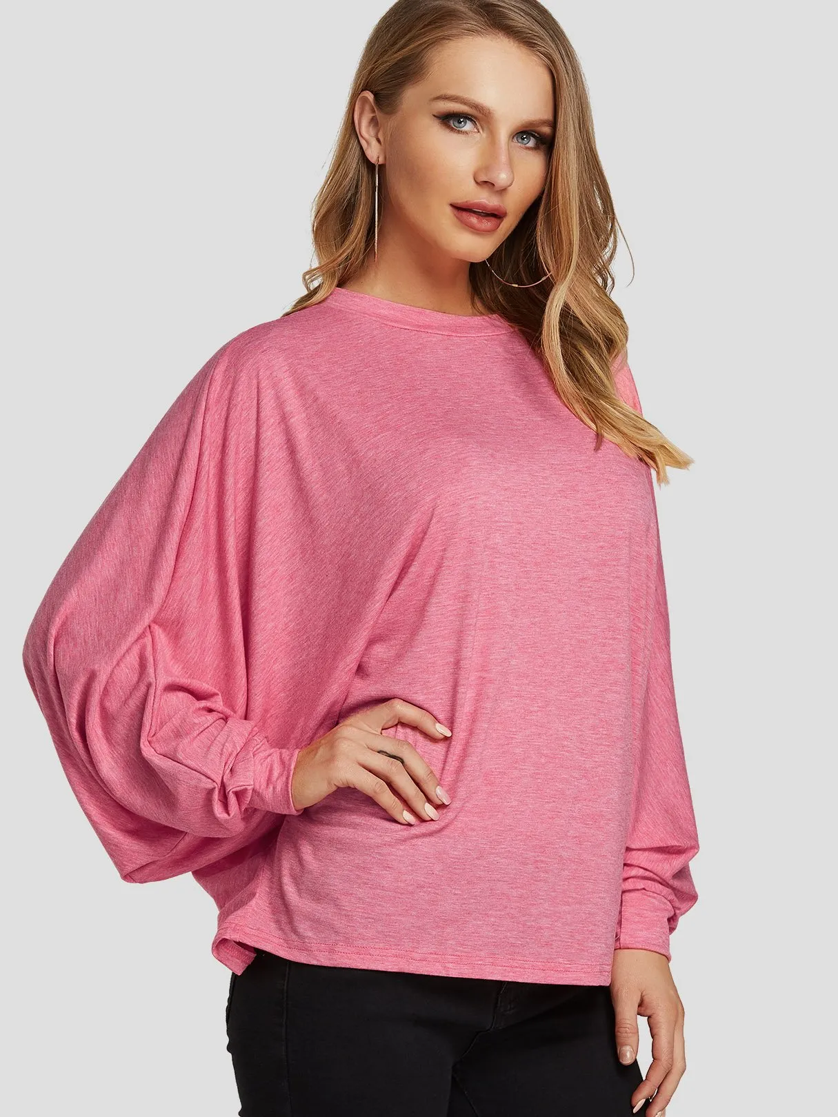 OEM ODM Long Sleeve Round Neck Plain T-Shirt