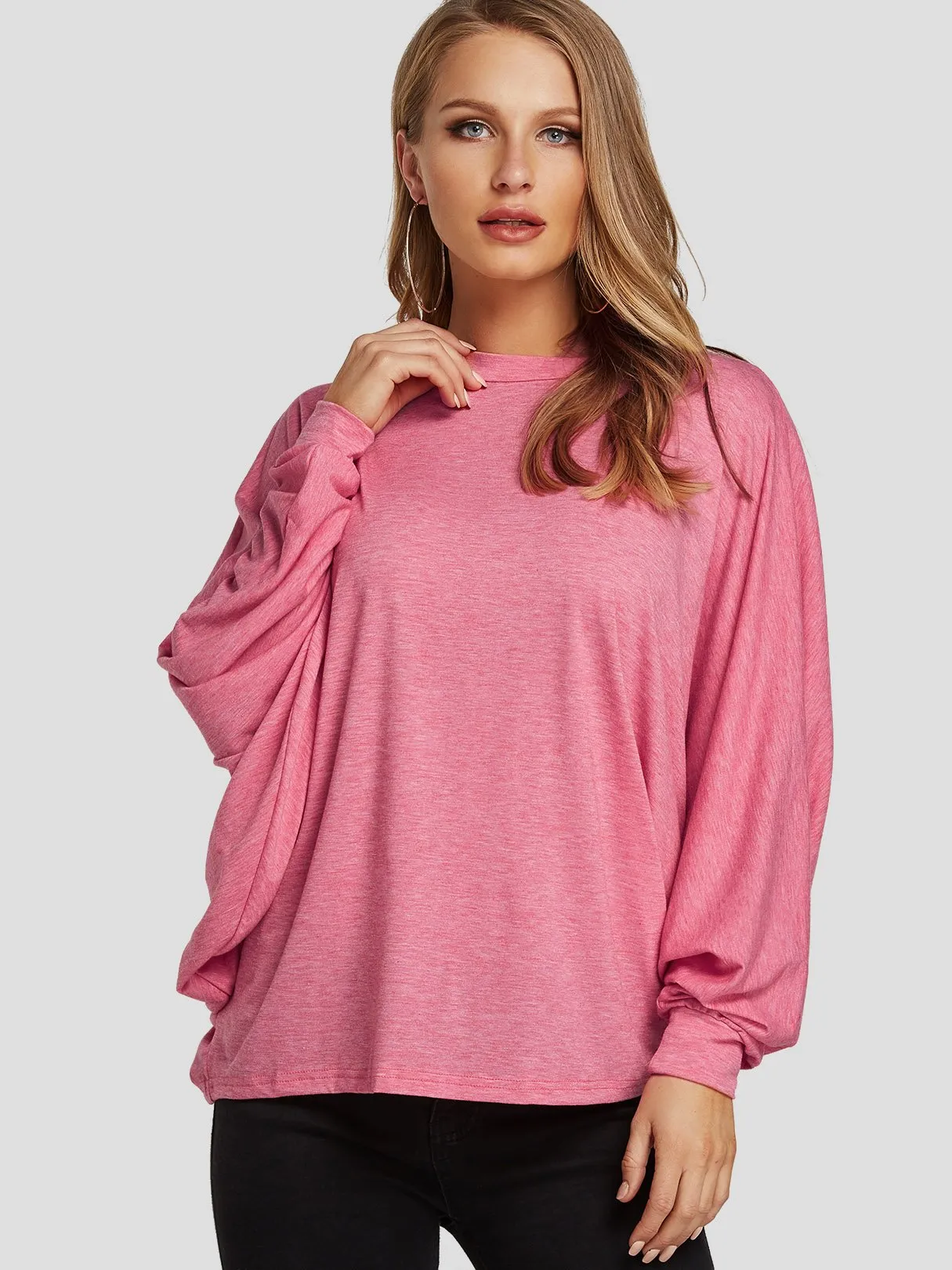 OEM ODM Long Sleeve Round Neck Plain T-Shirt