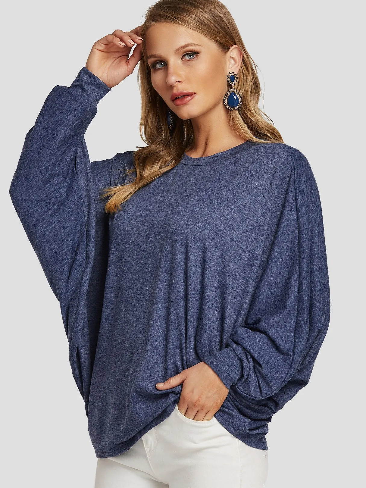 OEM ODM Long Sleeve Round Neck Plain T-Shirt
