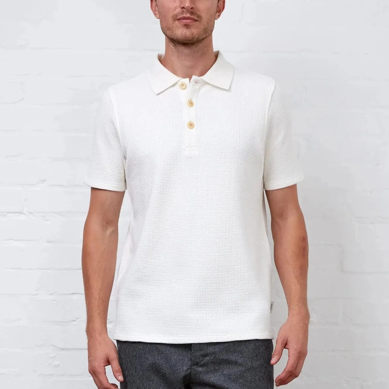 Oliver Spencer Tabley Polo Shirt Morval Cream