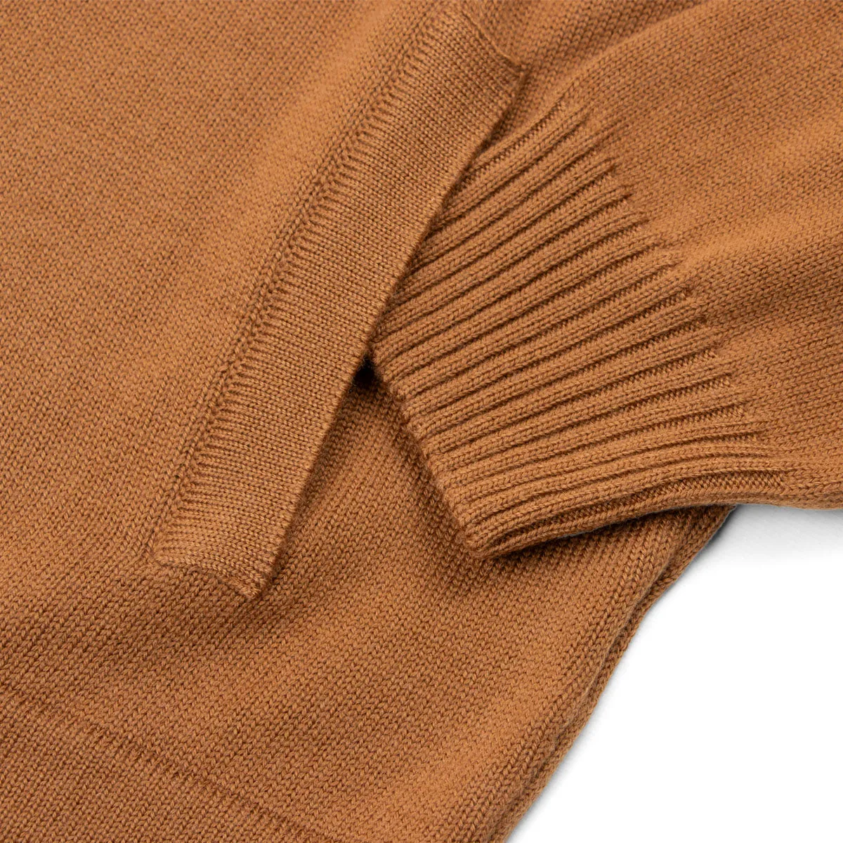Orange Pure Merino Wool 2Ply Cardigan