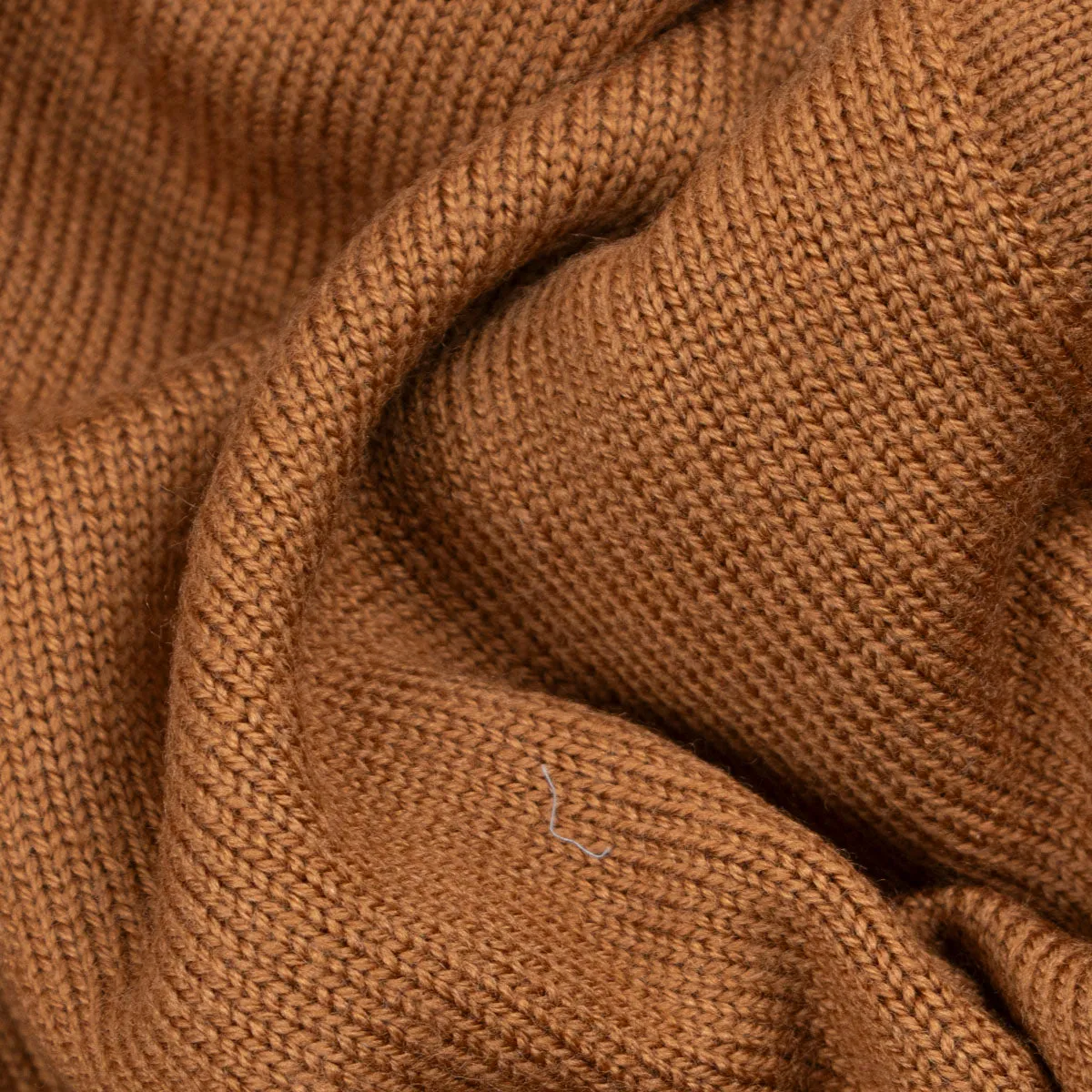 Orange Pure Merino Wool 2Ply Cardigan