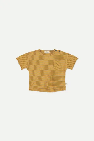 Organic slub stripe baby T-shirt