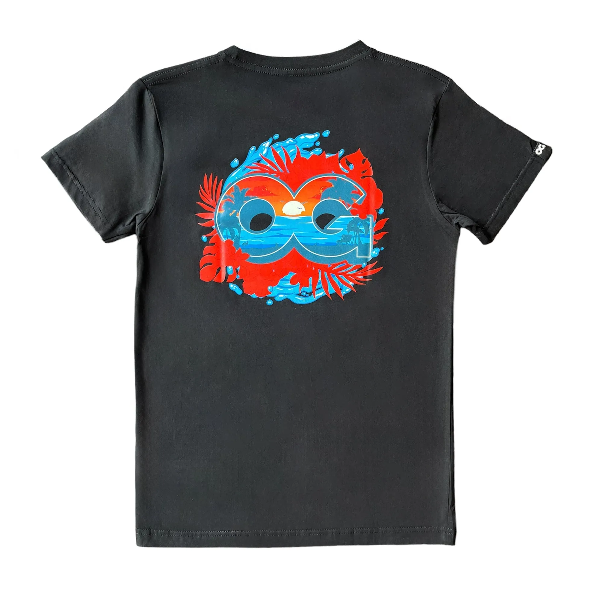 Paradise Cotton T-Shirt (Black)