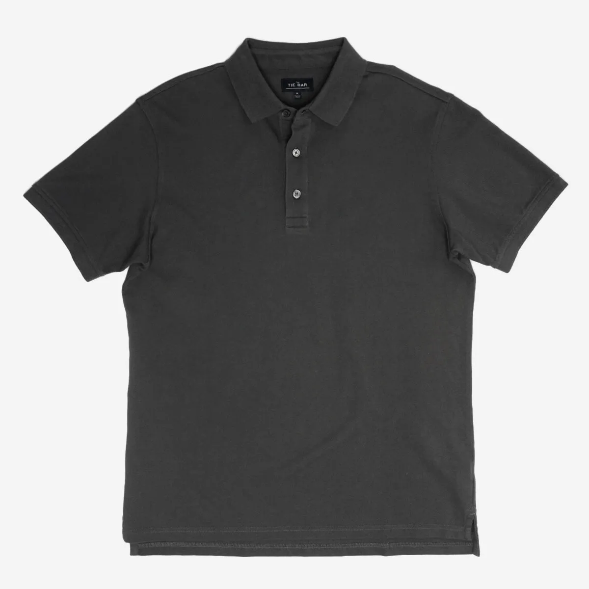 Pique Grey Polo