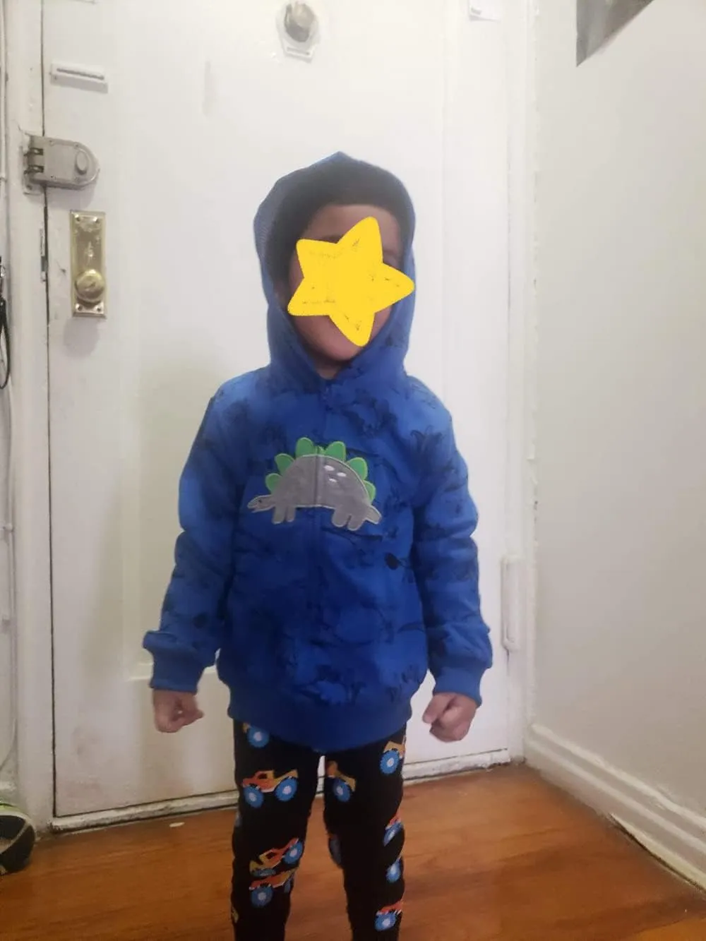 Popshion Boys Crewneck Sweatshirt Monster Truck Dinosaur Shirts Cotton Lightweight Pullover Sweater for Kids