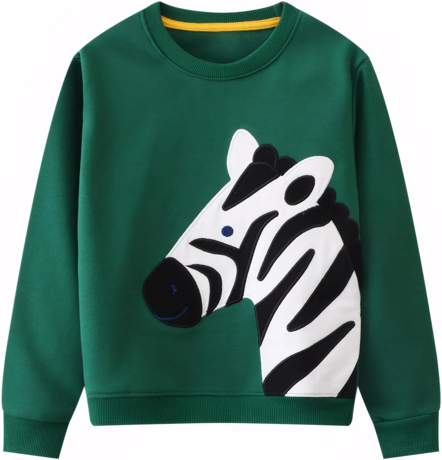 Popshion Boys Crewneck Sweatshirt Monster Truck Dinosaur Shirts Cotton Lightweight Pullover Sweater for Kids