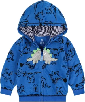 Popshion Boys Crewneck Sweatshirt Monster Truck Dinosaur Shirts Cotton Lightweight Pullover Sweater for Kids