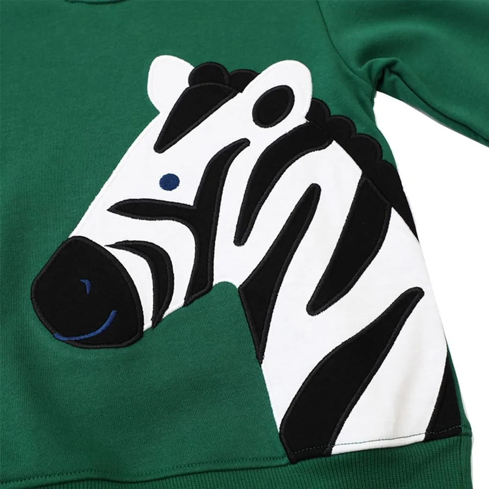Popshion Boys Crewneck Sweatshirt Monster Truck Dinosaur Shirts Cotton Lightweight Pullover Sweater for Kids