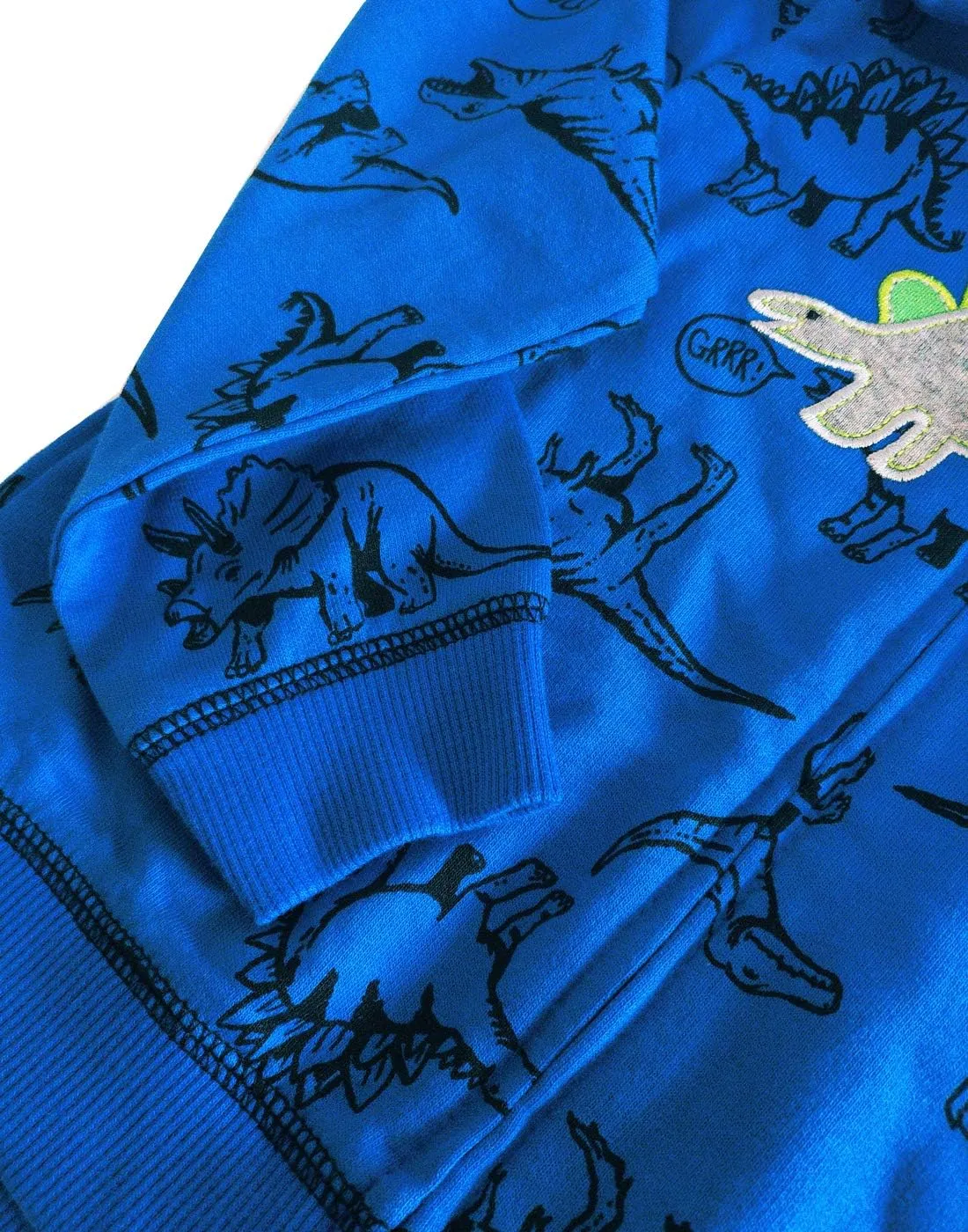 Popshion Boys Crewneck Sweatshirt Monster Truck Dinosaur Shirts Cotton Lightweight Pullover Sweater for Kids