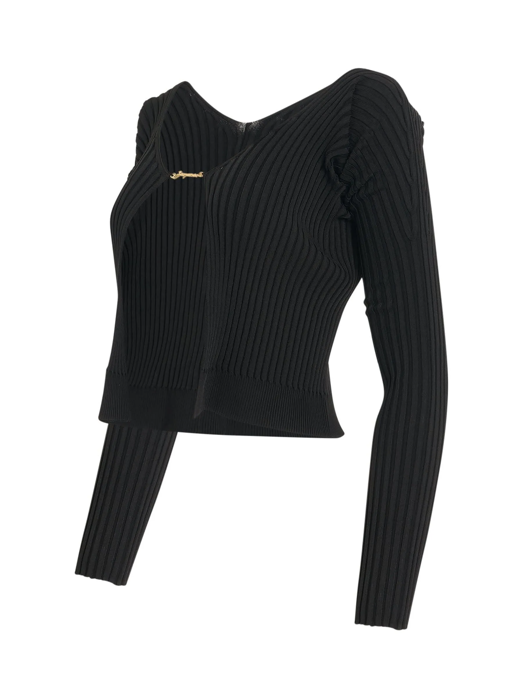 Pralu Longue Charm Cardigan in Black