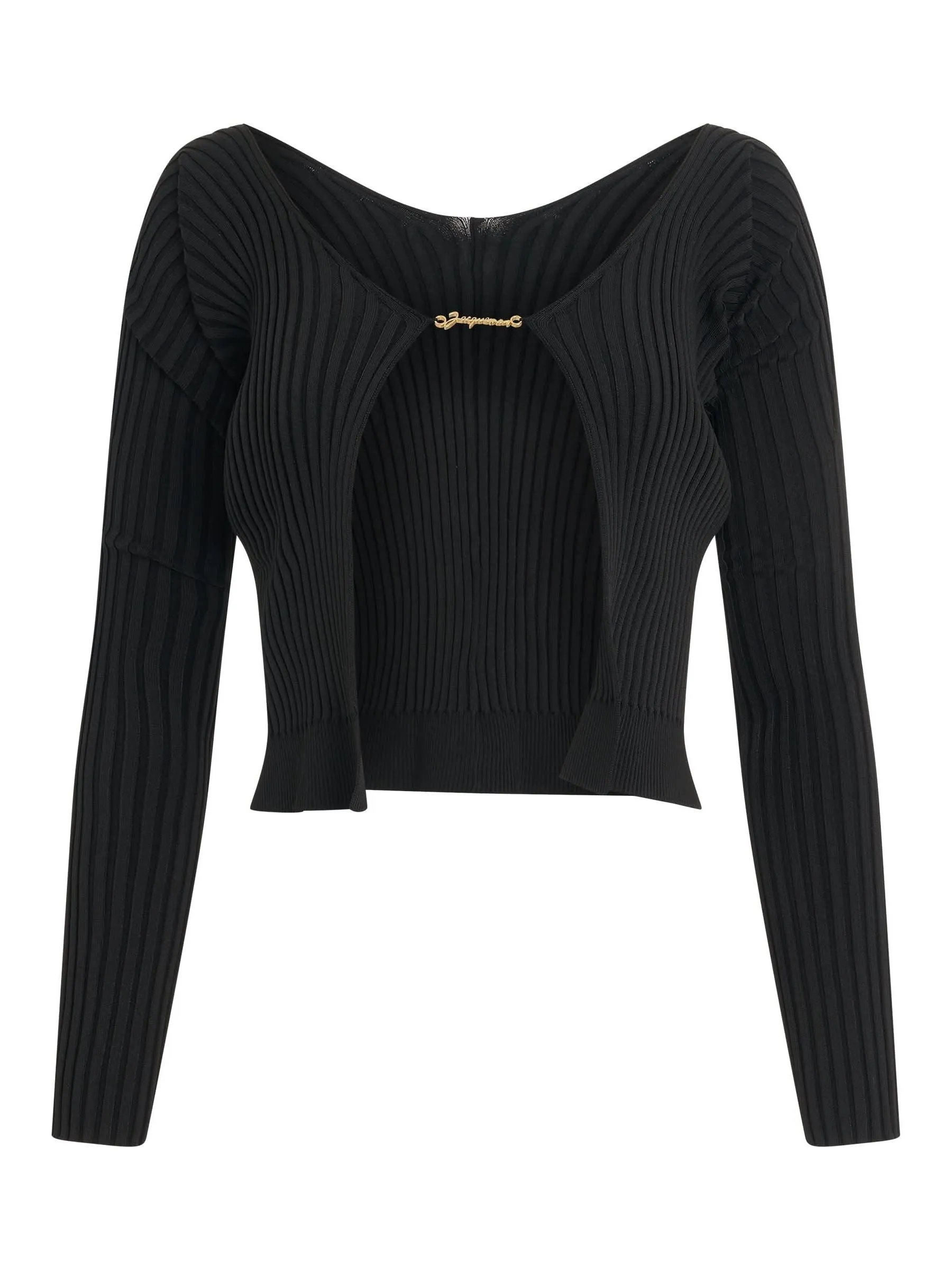 Pralu Longue Charm Cardigan in Black