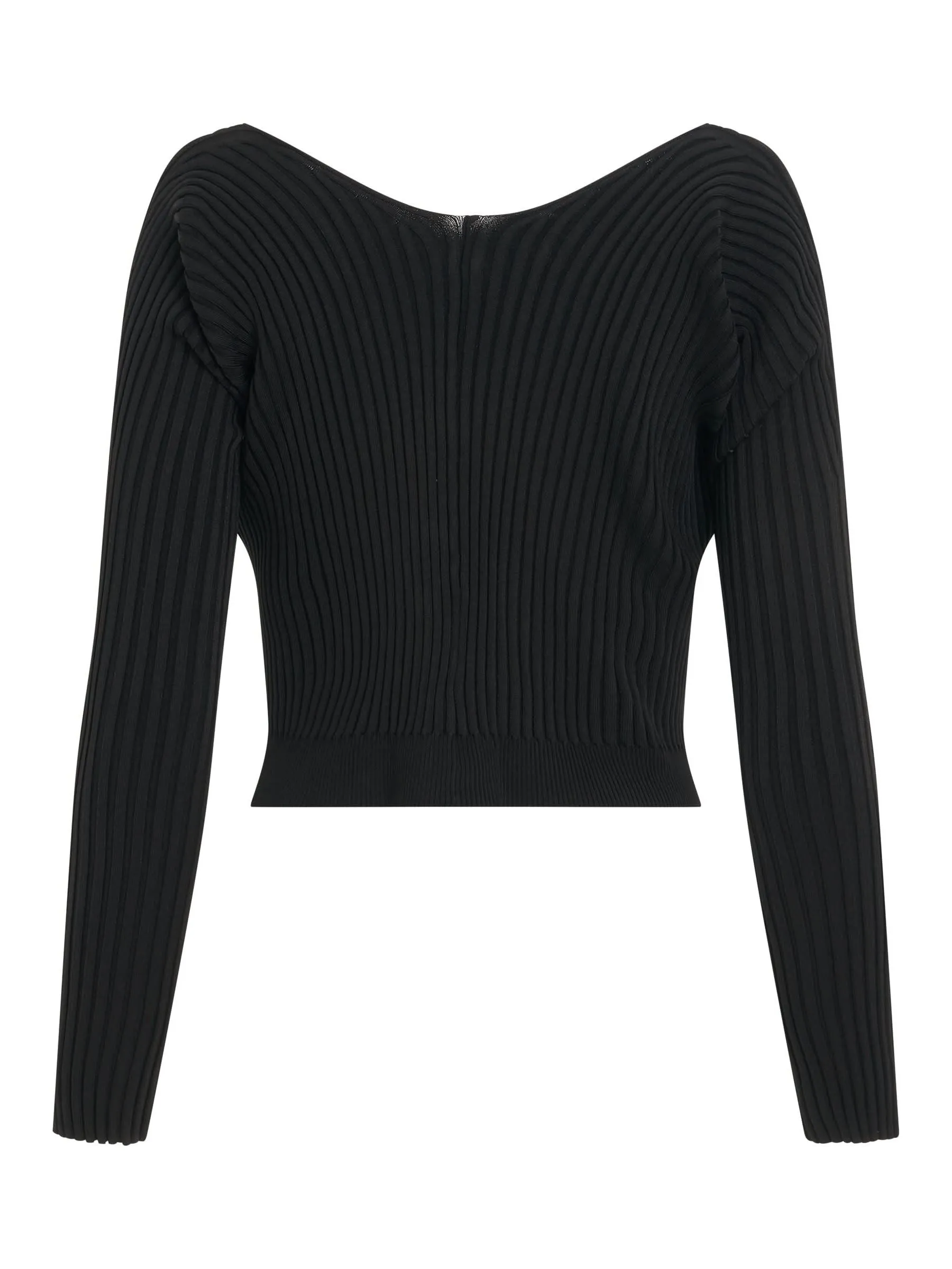 Pralu Longue Charm Cardigan in Black