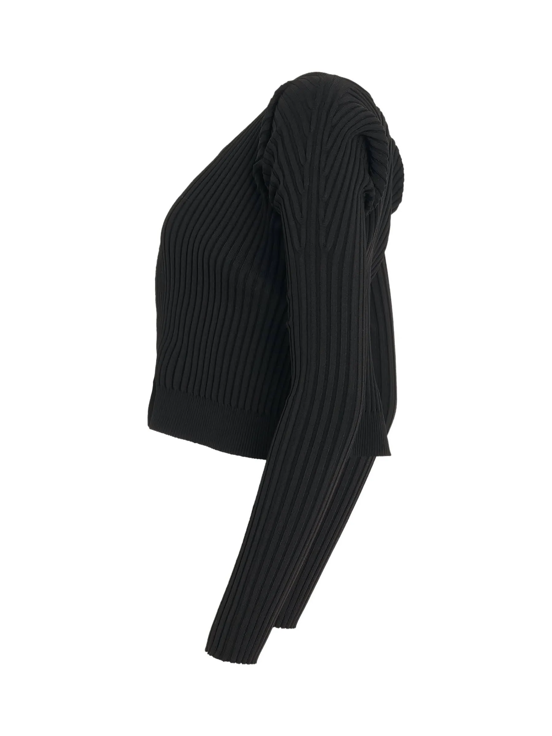 Pralu Longue Charm Cardigan in Black