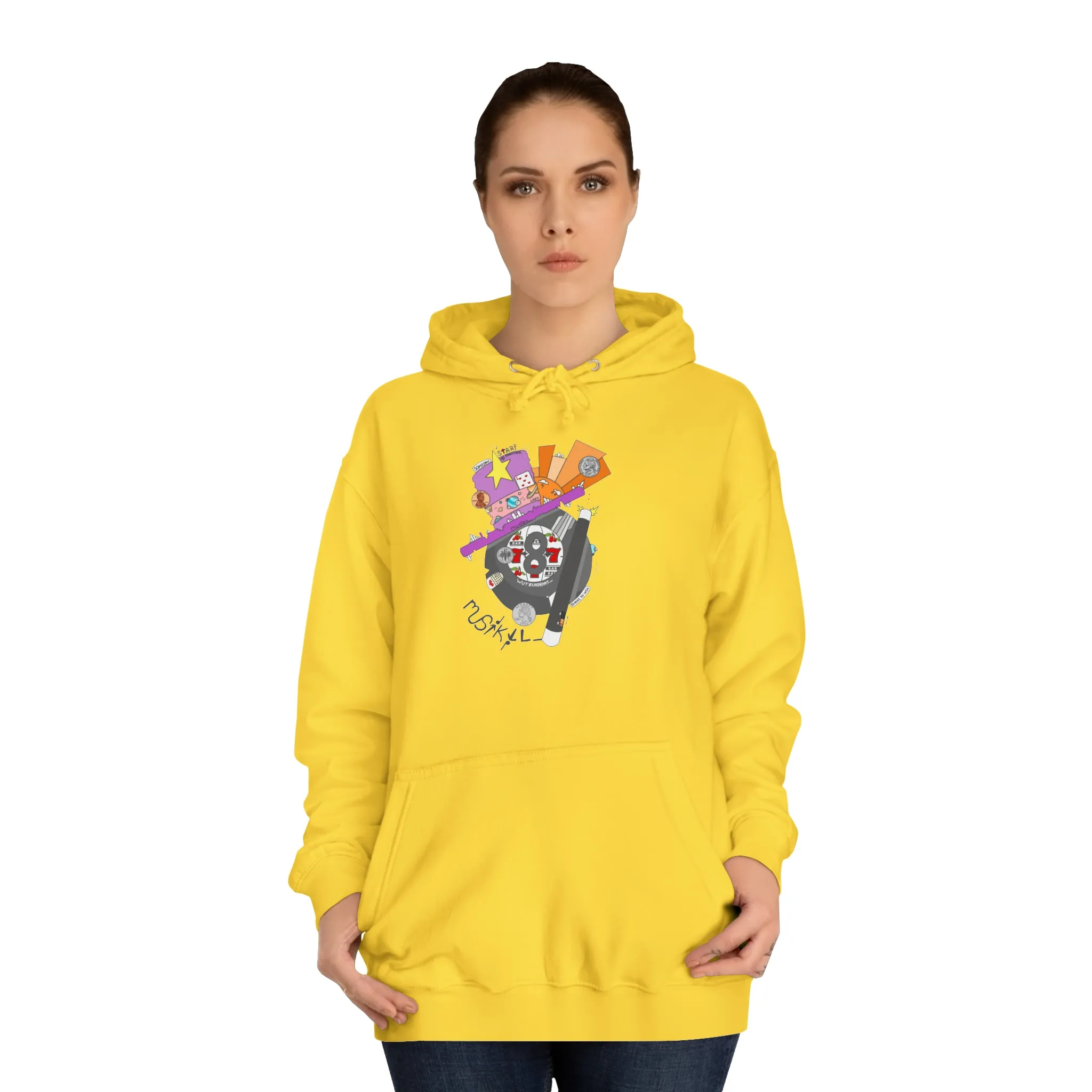 "MAGIC 8-BALL" Unisex College Hoodie